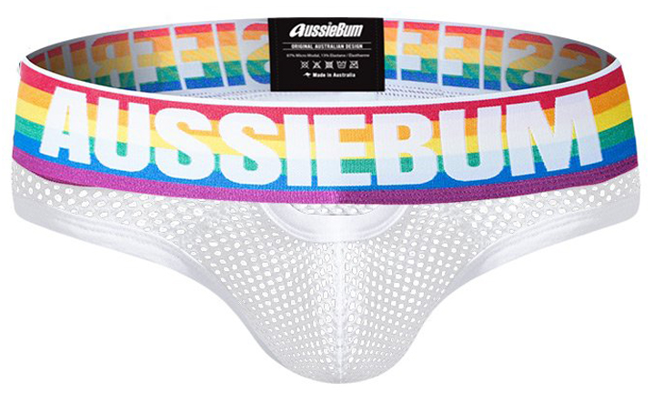 Průhledné-Slipy-s-Micromodalem-AussieBum-PRIDE-MESH-White12